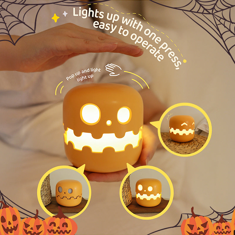 Eerie Pumpkin Lamp